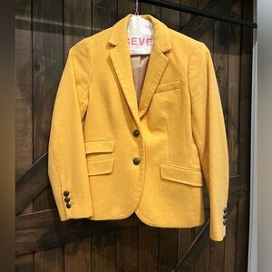 Warm and bright yellow blazer. Perfect for cool days ahead. Size 8. vGUC